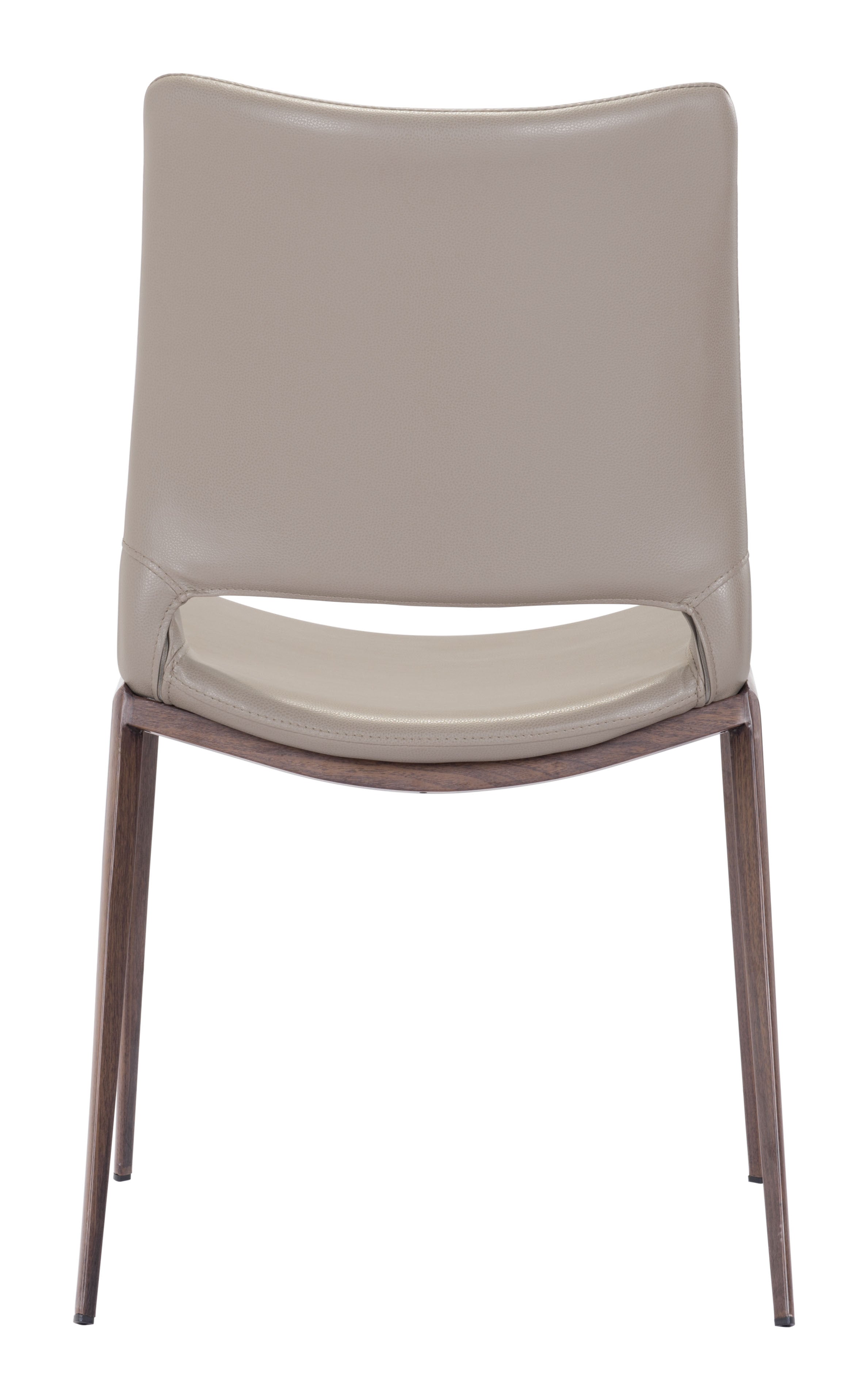 Ace Dining Chair Brown & Walnut