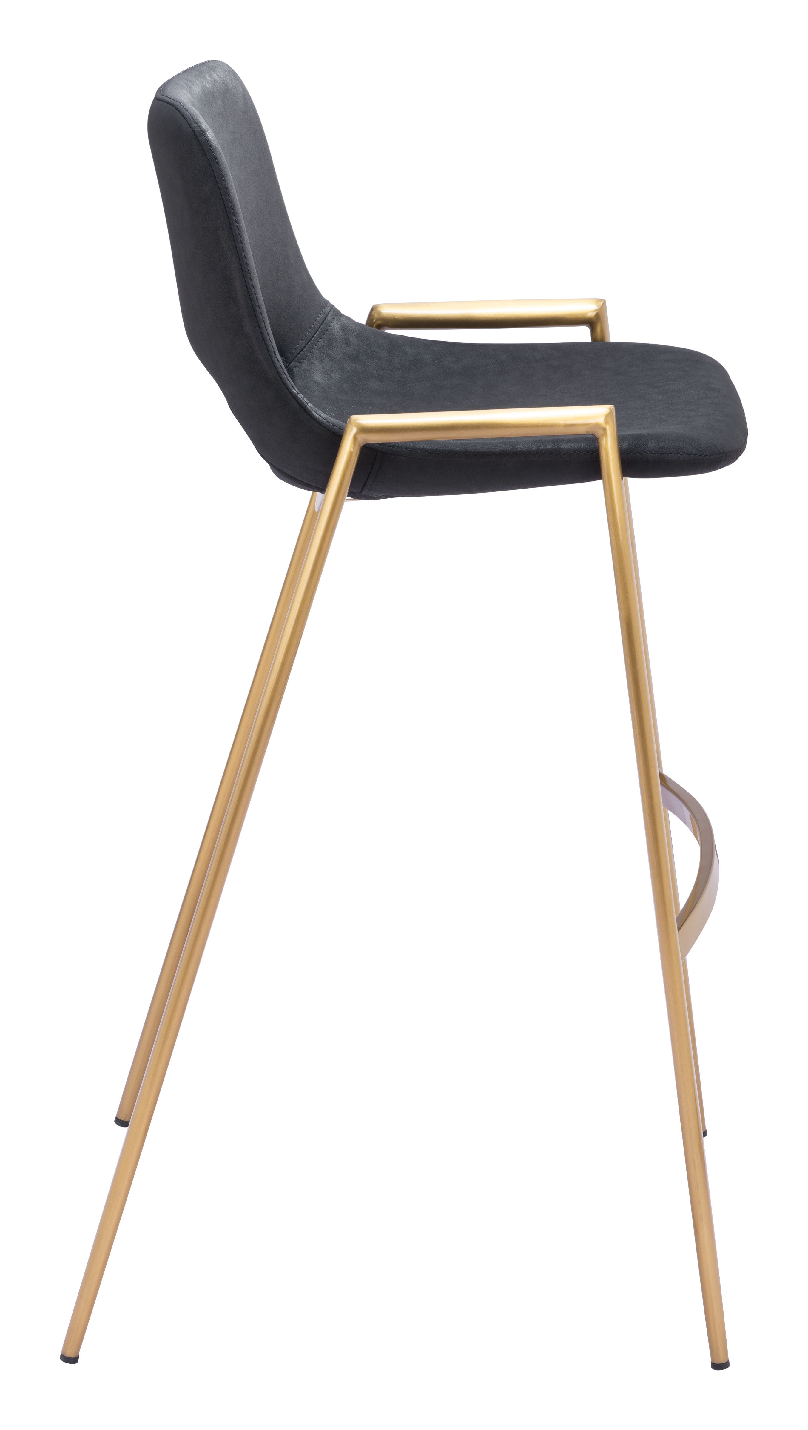 Desi Barstool Black & Gold