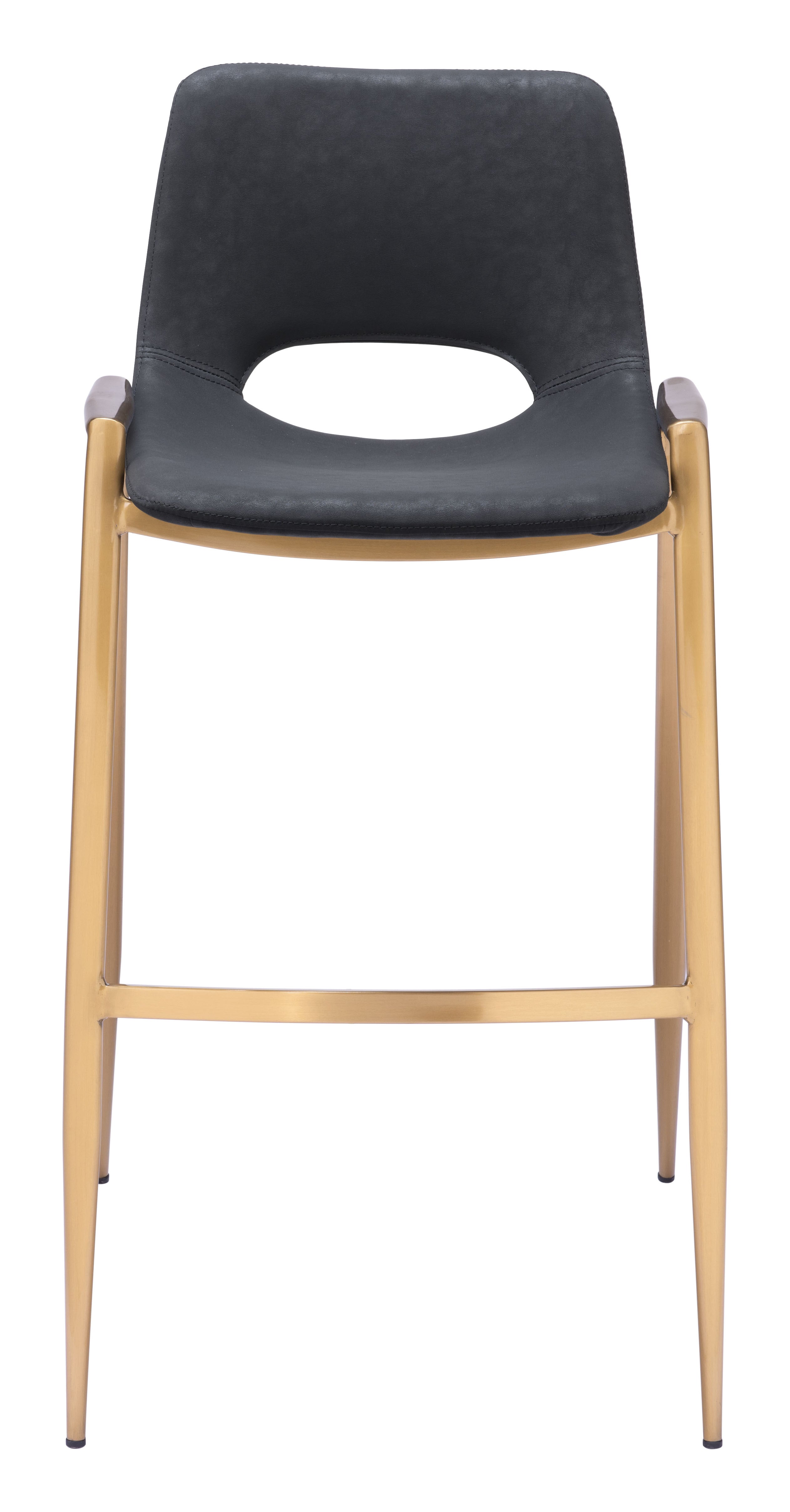 Desi Barstool Black & Gold