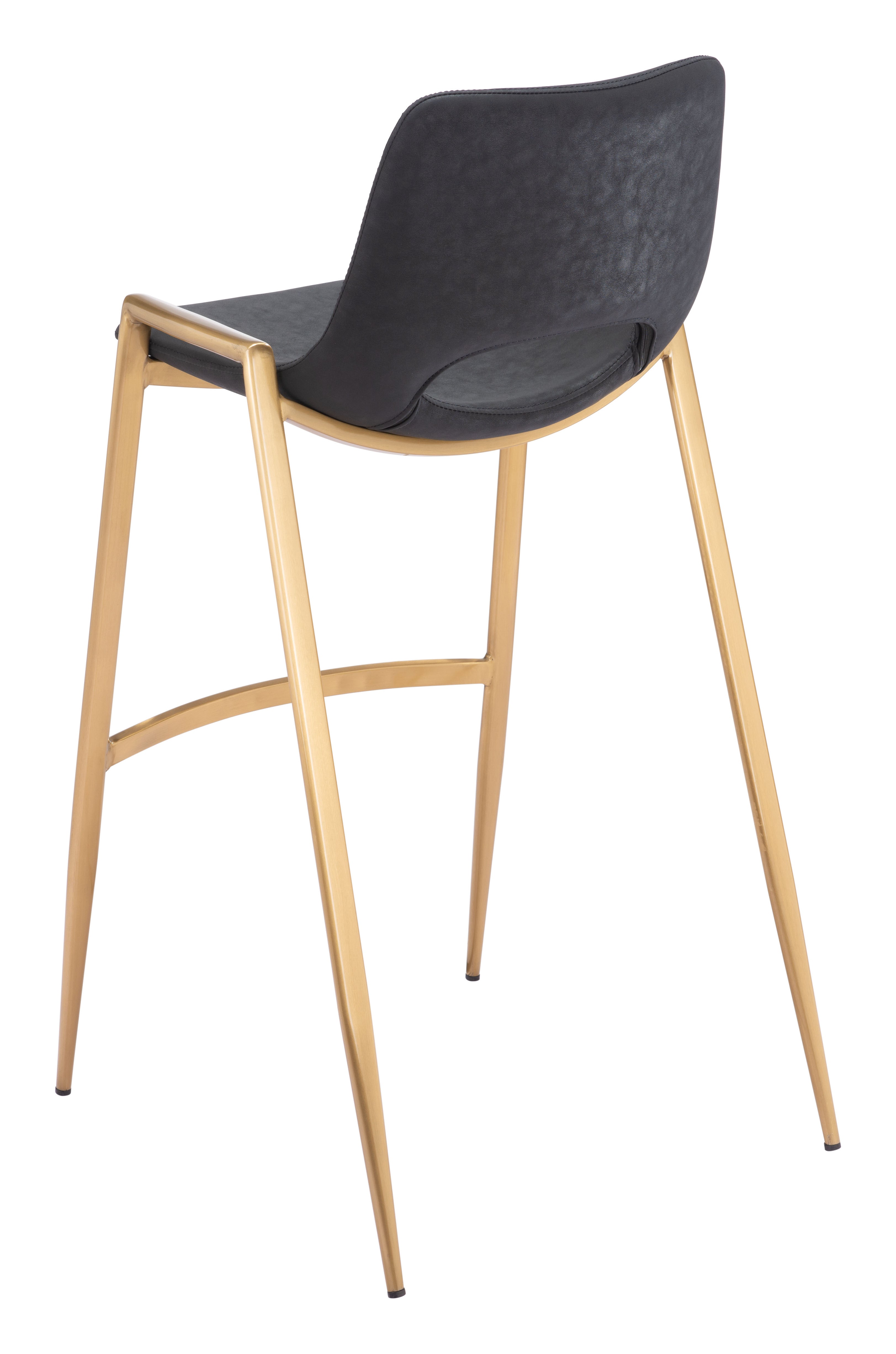 Desi Barstool Black & Gold