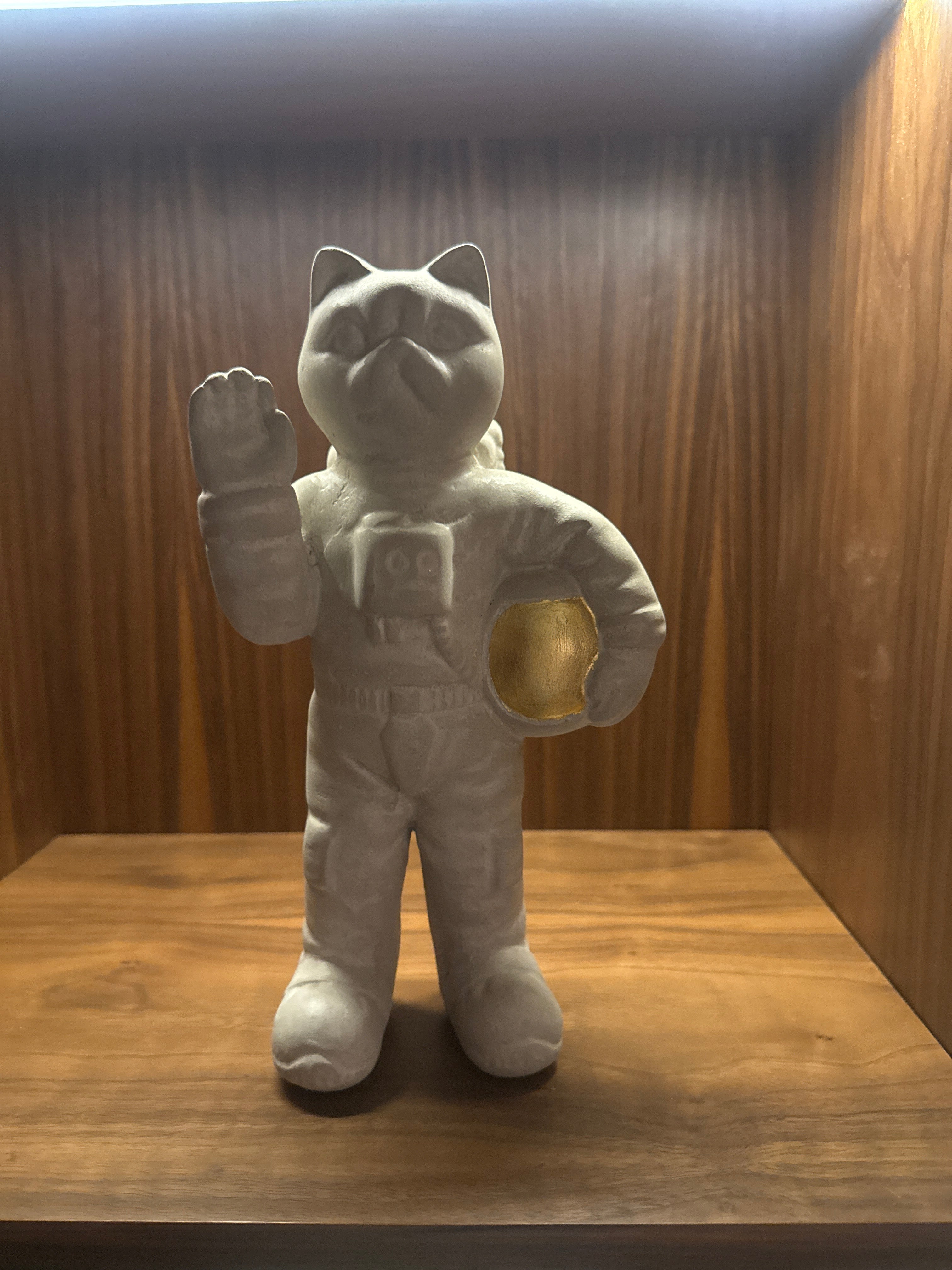 GATO ASTROUNAUTA CEMENTO