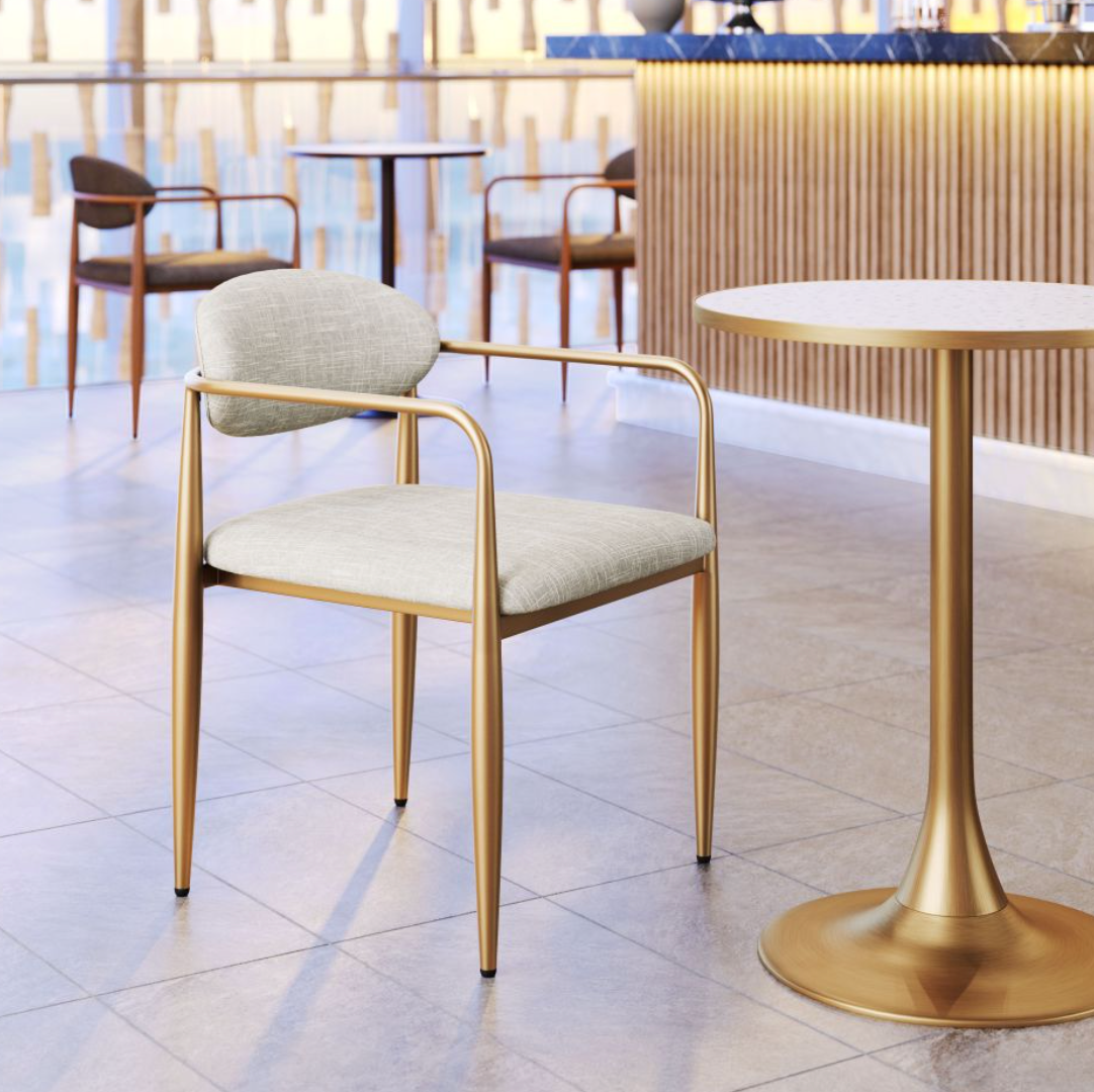 Silla Zen Dorada