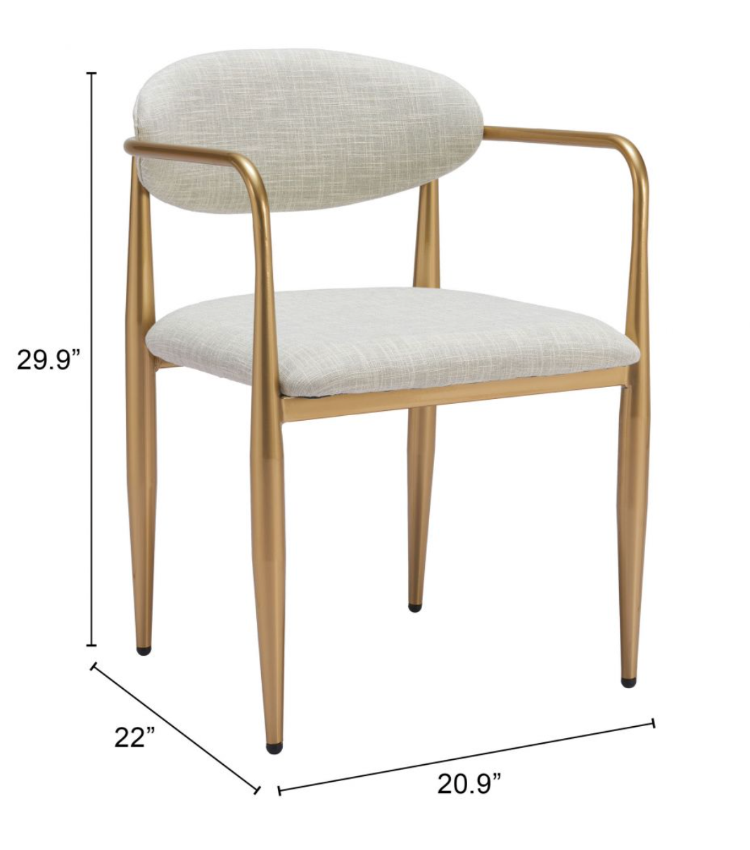 Silla Zen Dorada