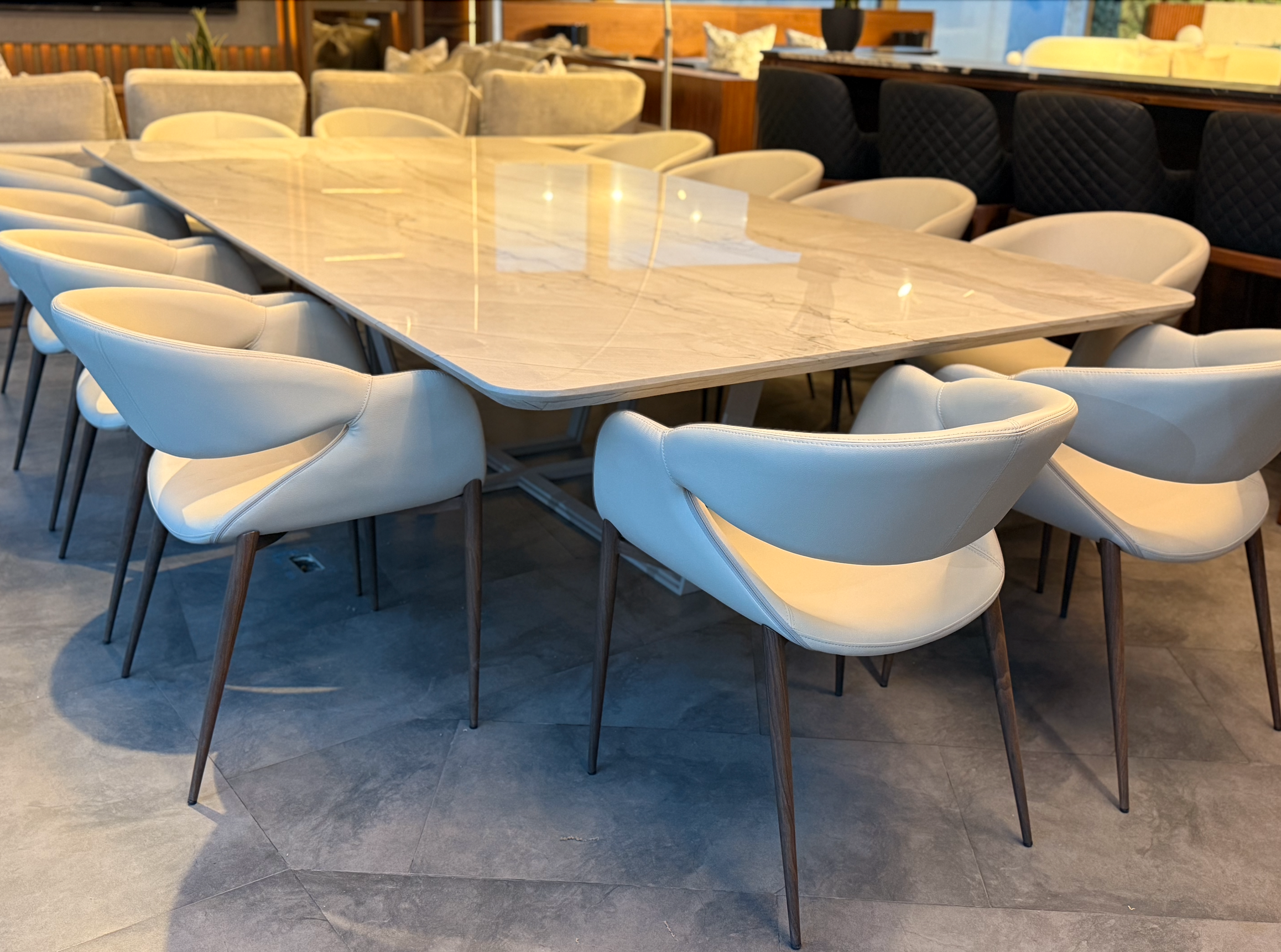 Mesa Comedor Cuarcita blanca