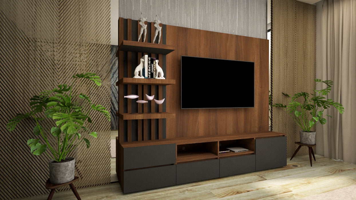 Mueble de TV Zeus 2.40 x 2.20mts