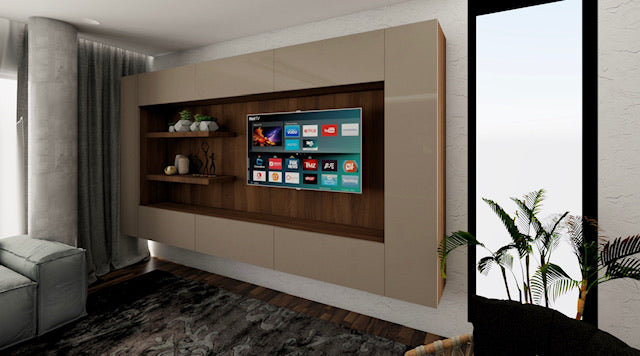 Mueble de TV BLUM NOGAL
